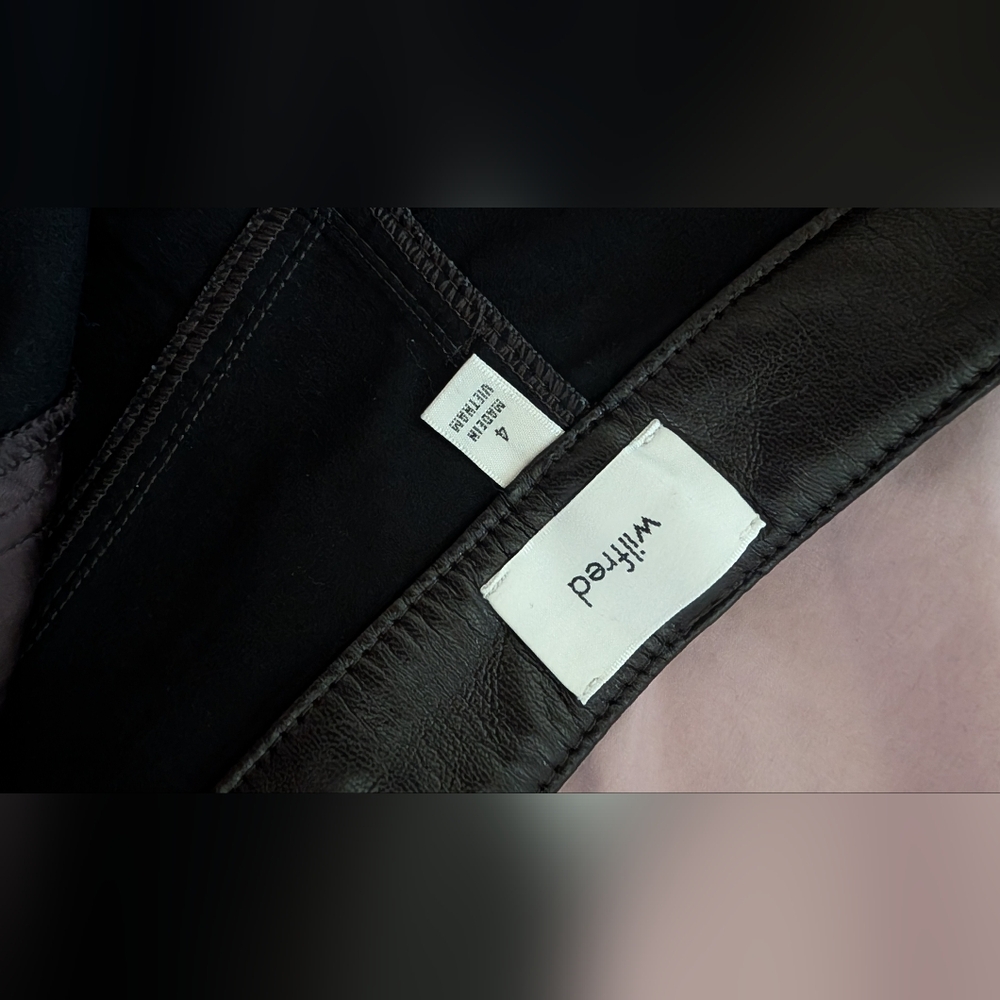 Wilfred Black Melina‎ vegan Leather Pants - Picture 5 of 5